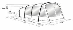 Outwell Parkdale 6PA Tent (2023) -Camping Gear Shop 111035 parkdale 6pa drawing perspective 2