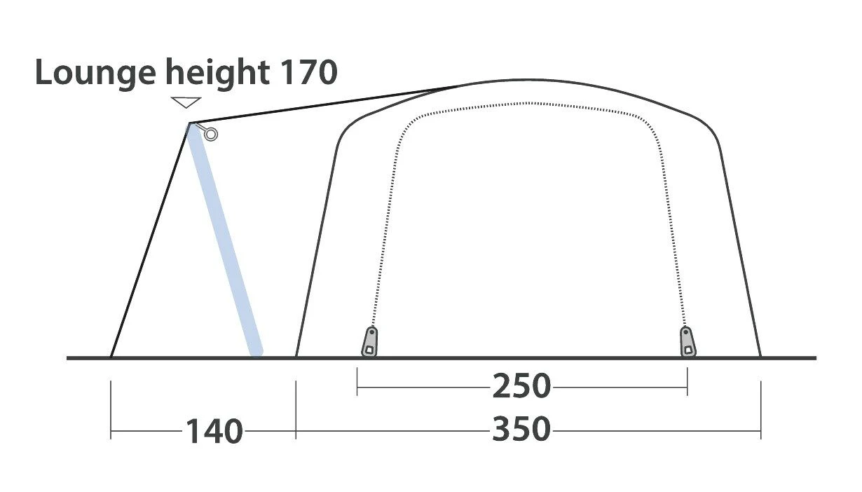 Outwell Mountain Lake 5ATC Tent (2022) 7 Outwell Mountain Lake 5ATC Tent (2022) - Image 5