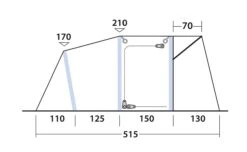 Outwell Blossburg 380 Air Drive Away Awning -Camping Gear Shop 111242 blossburg 380 air drawing other5