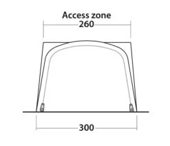 Outwell Newburg 240 Air Low Drive Away Awning 17 Outwell Newburg 240 Air Low Drive Away Awning -Camping Gear Shop 111245 newburg 240 air drawing other5