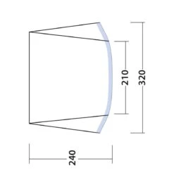 Outwell Touring Canopy Air 11 Outwell Touring Canopy Air -Camping Gear Shop 111253 touring canopy air drawing floorplan3