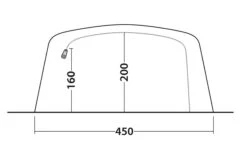 Outwell Queensdale 8PA Tent (2023) -Camping Gear Shop 111270 queensdale 8pa drawing other5