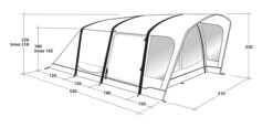 Outwell Springville 4SA Tent (2023) -Camping Gear Shop 111275 springville 4sa drawing perspective2