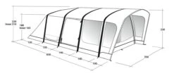 Outwell Springville 5SA Tent (2023) -Camping Gear Shop 111276 springville 5sa drawing perspective2