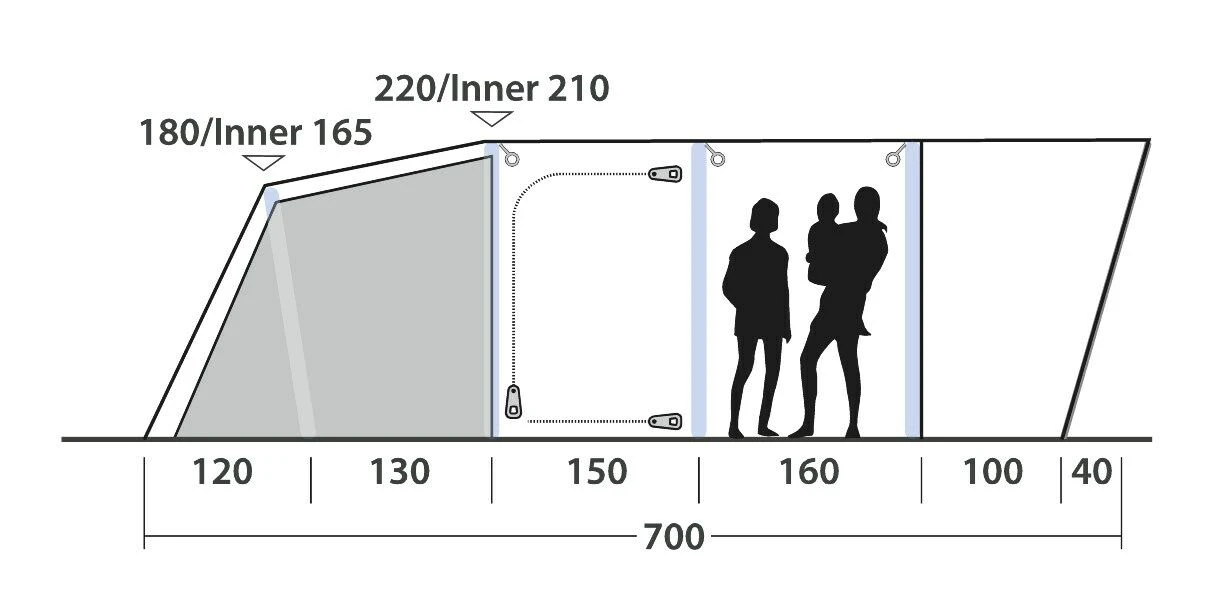 Outwell Springville 6SA Tent (2023) 8 Outwell Springville 6SA Tent (2023) - Image 6