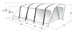 Outwell Springville 6SA Tent (2023) 26 Outwell Springville 6SA Tent (2023) -Camping Gear Shop 111277 springville 6sa drawing perspective2