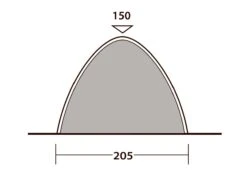 Outwell Free Standing Inner 14 Outwell Free Standing Inner -Camping Gear Shop 111289 free standing inner drawing other4