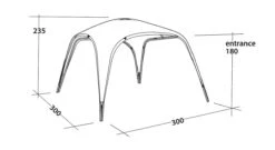 Outwell Event Lounge M 3m (2023) -Camping Gear Shop 111362 event lounge m drawing perspective2
