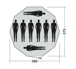 Easy Camp Moonlight Tipi Tent 21 Easy Camp Moonlight Tipi Tent -Camping Gear Shop 120381 moonlight tipi drawing floorplan3