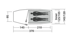 Easy Camp Magnetar 200 Tent 8 Easy Camp Magnetar 200 Tent -Camping Gear Shop 120415 magnetar 200 steel blue drawing floorplan3