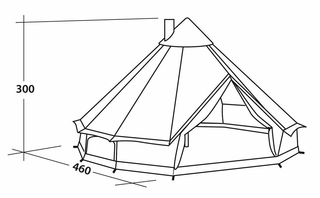 Robens Klondike Grande Tipi Tent (2023) 5 Robens Klondike Grande Tipi Tent (2023) - Image 3