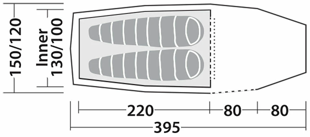 Robens Voyager 2EX Tent (2022) 4 Robens Voyager 2EX Tent (2022) - Image 2