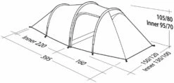 Robens Voyager 2EX Tent (2022) 18 Robens Voyager 2EX Tent (2022) -Camping Gear Shop 130263 voyager 2ex drawing perspective2