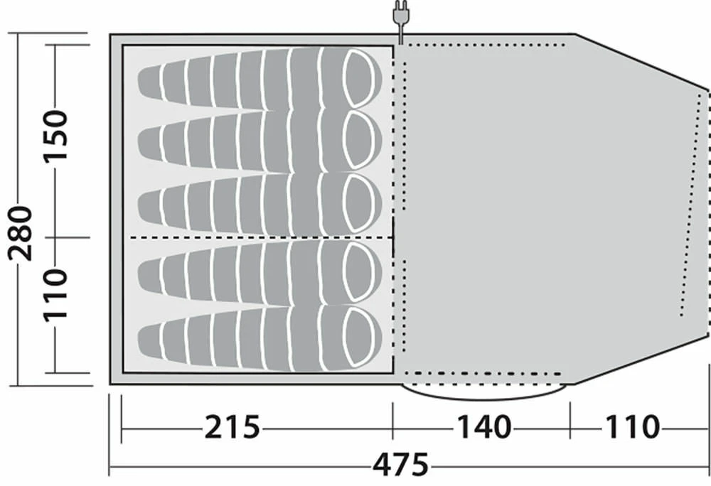 Robens Double Dreamer 5 Tent (2023) 5 Robens Double Dreamer 5 Tent (2023) - Image 3