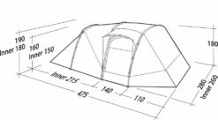 Robens Double Dreamer 5 Tent (2023) 25 Robens Double Dreamer 5 Tent (2023) -Camping Gear Shop 130279 double dreamer 5 drawing perspective2