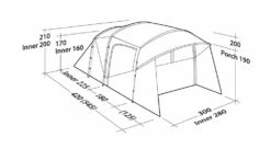 Robens Wolf Moon 5xp Tent (2023) -Camping Gear Shop 130284 wolf moon 5xp drawing perspective35
