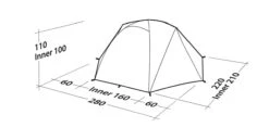 Robens Boulder 3 Tent (2023) -Camping Gear Shop 130290 boulder 3 drawing perspective2