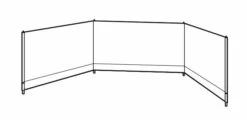 Robens Outback Windscreen -Camping Gear Shop 130308 outback windscreen drawing perspective14