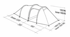 Robens Pioneer 2EX Tent (2022) -Camping Gear Shop 130314 pioneer 2ex drawing perspective16
