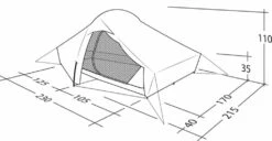 Robens Chaser 3XE Tent (2022) -Camping Gear Shop 130317 chaser 3xe drawing perspective2