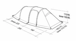 Robens Nordic Lynx 3 Tent (2023) -Camping Gear Shop 130323 nordic lynx 3 drawing perspective2