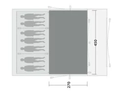 Outwell Vermont 7PE Flat Woven Carpet 6 Outwell Vermont 7PE Flat Woven Carpet -Camping Gear Shop 170911 flat woven carpet vermont 7pe drawing floorplan2