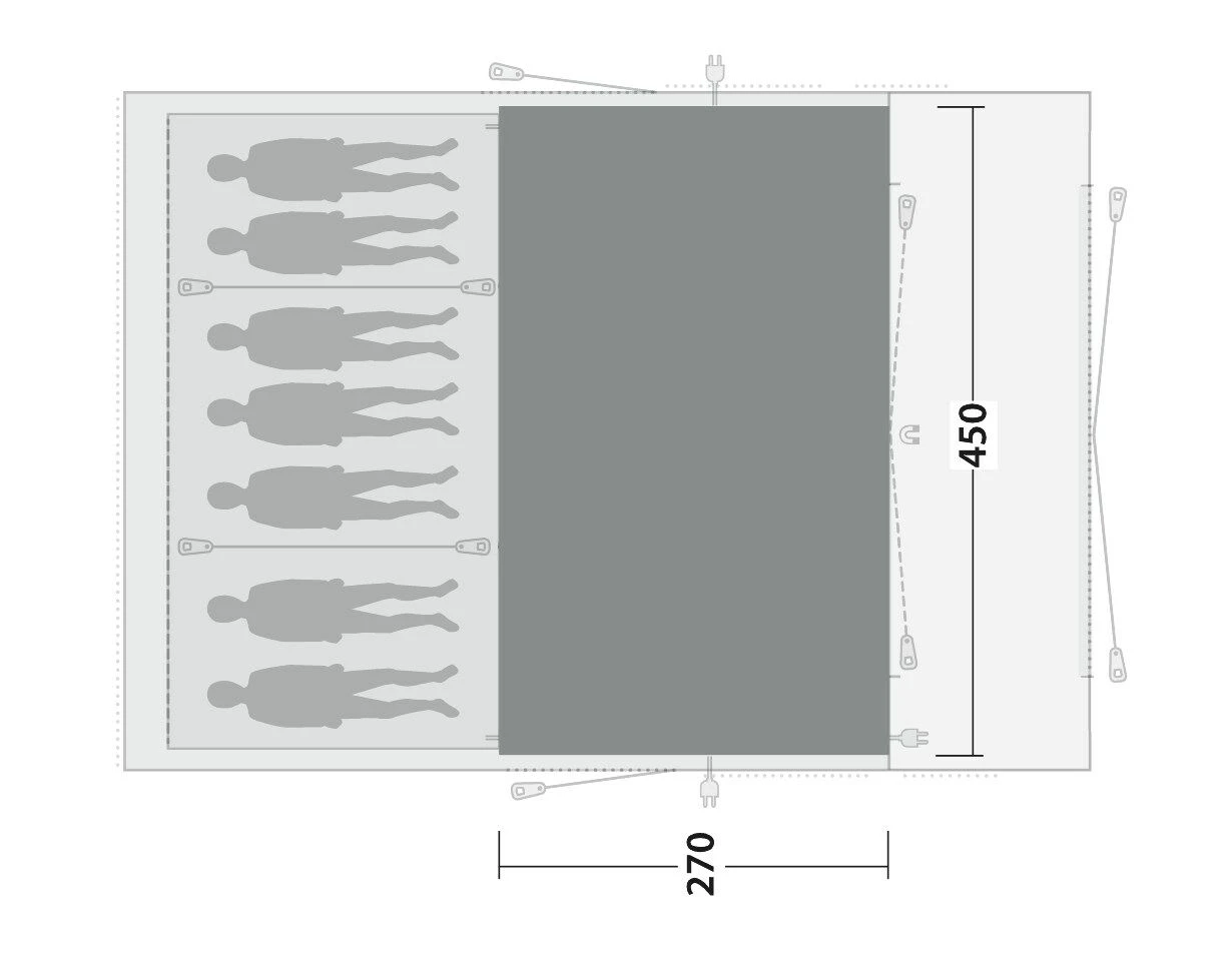 Outwell Vermont 7PE Flat Woven Carpet 4 Outwell Vermont 7PE Flat Woven Carpet - Image 2