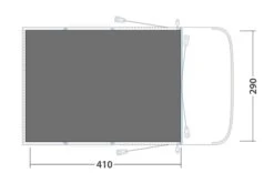 Outwell Springville 4SA Footprint Groundsheet -Camping Gear Shop 170962 footprint springville 4sa drawing floorplan2