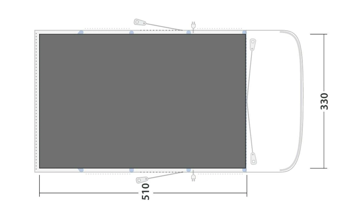 Outwell Springville 5SA Footprint Groundsheet 4 Outwell Springville 5SA Footprint Groundsheet - Image 2