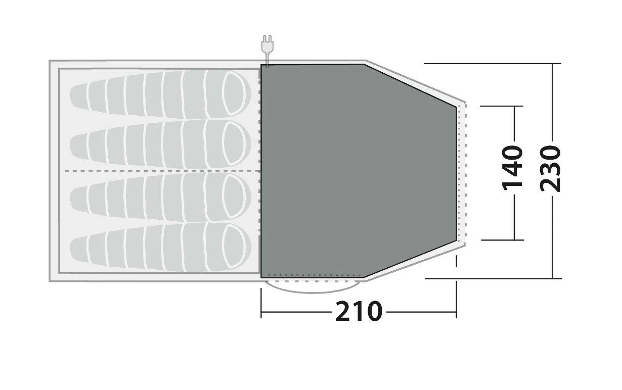 Robens Double Dreamer 4 Fleece Carpet (210*220) 5 Robens Double Dreamer 4 Fleece Carpet (210*220) - Image 3