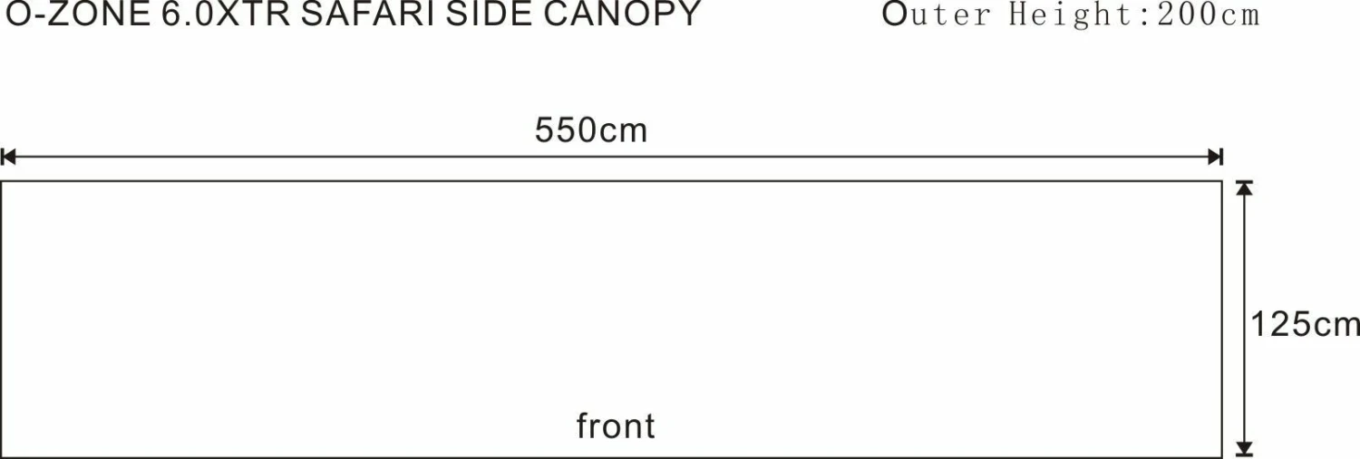 Outdoor Revolution O-Zone 6.0xtr Safari Side Sun Wing 7 Outdoor Revolution O-Zone 6.0xtr Safari Side Sun Wing - Image 5
