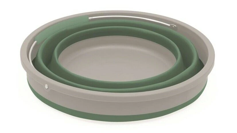 Outwell Collaps Bucket With Lid - Shadow Green (2023) 6 Outwell Collaps Bucket With Lid - Shadow Green (2023) - Image 4