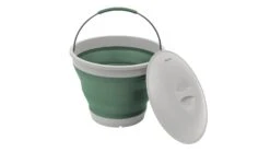 Outwell Collaps Bucket With Lid - Shadow Green (2023) 7 Outwell Collaps Bucket With Lid - Shadow Green (2023) -Camping Gear Shop 651122 collaps bucket round w lid shadow green main photo1