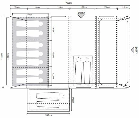 Outdoor Revolution Airedale 7.0SE Tent Bundle (2023) 5 Outdoor Revolution Airedale 7.0SE Tent Bundle (2023) - Image 3