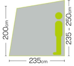 Quest Falcon 220 Poled Porch Caravan Awning (2022) -Camping Gear Shop a3500 6 midsize