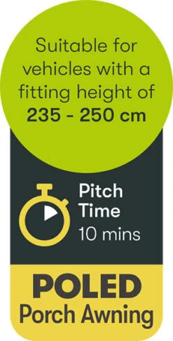 Quest Falcon 260 Poled Porch Caravan Awning (2022) 19 Quest Falcon 260 Poled Porch Caravan Awning (2022) -Camping Gear Shop a3501 9 midsize