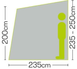Quest Falcon Air 390 Porch Awning (2022) -Camping Gear Shop a3503a 6 midsize