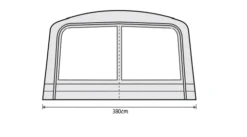 Outdoor Revolution Airedale 6.0s / 6.0se Front Porch Extension 12 Outdoor Revolution Airedale 6.0s / 6.0se Front Porch Extension -Camping Gear Shop airedale 6s se front porch extension fp 2