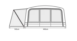 Outdoor Revolution Airedale 7.0SE Tent (2022) 16 Outdoor Revolution Airedale 7.0SE Tent (2022) -Camping Gear Shop airedale 7se floorplan 3
