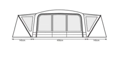 Outdoor Revolution Airedale 9.0DSE Tent (2022) 18 Outdoor Revolution Airedale 9.0DSE Tent (2022) -Camping Gear Shop airedale 9se 2