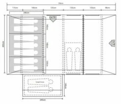 Outdoor Revolution Camp Star 700SE Tent Bundle (2023) -Camping Gear Shop camp star 700 se floor 1