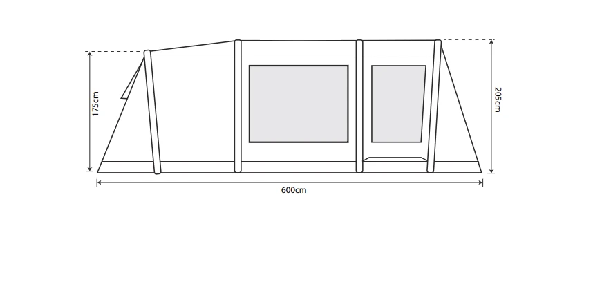 Outdoor Revolution Camp Star 500xl Tent Bundle 5 Outdoor Revolution Camp Star 500xl Tent Bundle - Image 3