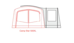 Outdoor Revolution Camp Star Side Porch (500xl, 600, 700) (2022) 16 Outdoor Revolution Camp Star Side Porch (500xl, 600, 700) (2022) -Camping Gear Shop campstar side porch floorplan 3 1