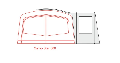 Outdoor Revolution Camp Star Side Porch (500xl, 600, 700) (2022) 4 Outdoor Revolution Camp Star Side Porch (500xl, 600, 700) (2022) - Image 2