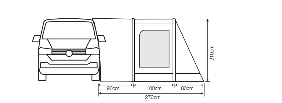 Outdoor Revolution Cayman Cona Air Driveaway Awning Low (2022) 6 Outdoor Revolution Cayman Cona Air Driveaway Awning Low (2022) - Image 4