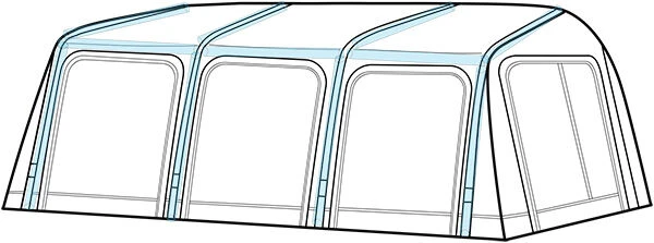 Westfield Ceres Full Air Caravan Awning Small (Size 8: 946 - 980cm) 5 Westfield Ceres Full Air Caravan Awning Small (Size 8: 946 - 980cm) - Image 3