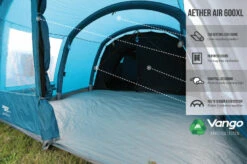 Vango Airbeam Vango Aether Air 600XL Tent (2022) -Camping Gear Shop earth collection airbeam infographics call outs7