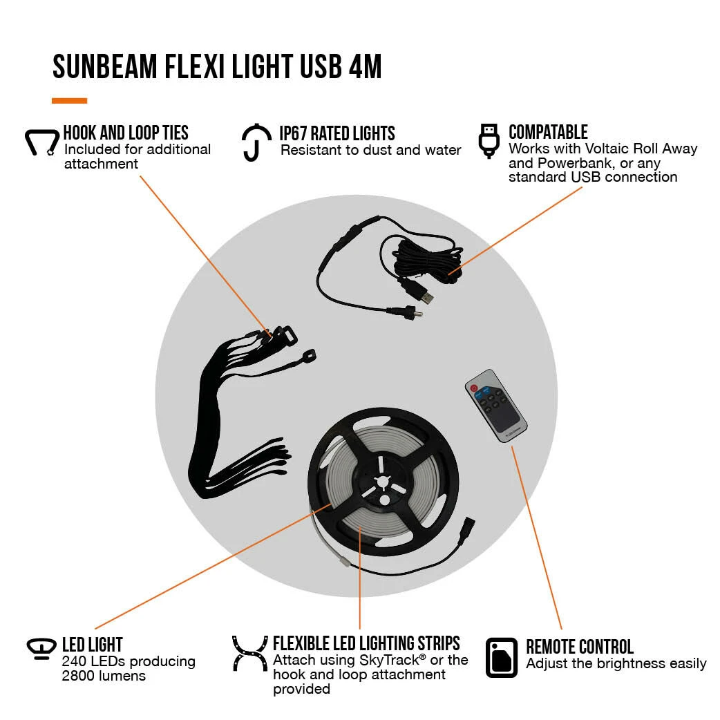 Vango Sunbeam Flexi Light 4m (USB) 4 Vango Sunbeam Flexi Light 4m (USB) - Image 2