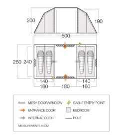 New Products -Camping Gear Shop floorplan castlewood 400