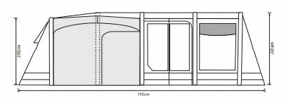 Outdoor Revolution Airedale 9.0DSE Tent Bundle (2023) 9 Outdoor Revolution Airedale 9.0DSE Tent Bundle (2023) - Image 7